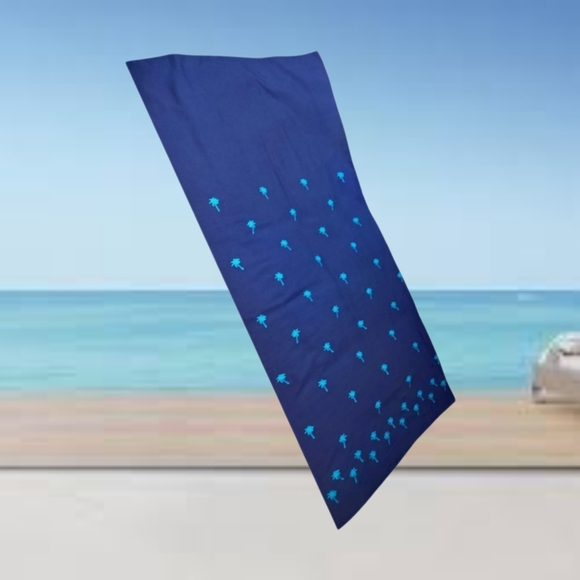 Laleela Other - Navy Palm Tree Wrap Cover Up by La Leela – Lightweight & Beachy – Gift Idea